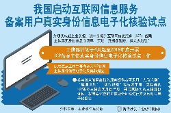 ICP備案用戶真實(shí)身份信息電子化核驗(yàn)試點(diǎn)工作啟